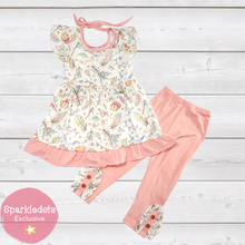 Load image into Gallery viewer, Spring Celebration Ruffle Sleeve Outfit (SWS5045)-Outfit Sets-Sparkledots-sparkledots