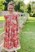 Load image into Gallery viewer, Boho Pumpkins Maxi dress
