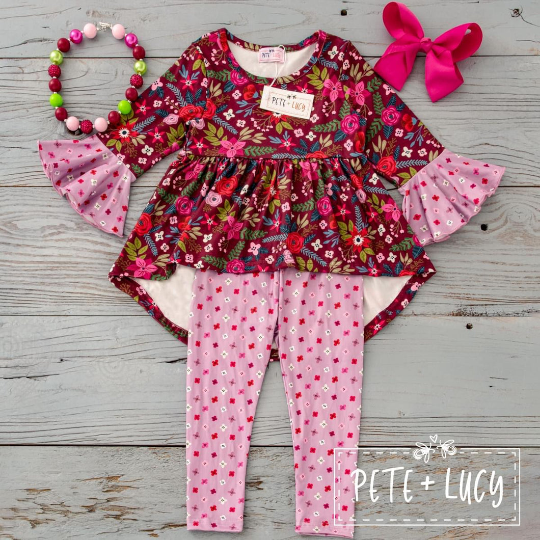 Folkloric pant set size 6/12m