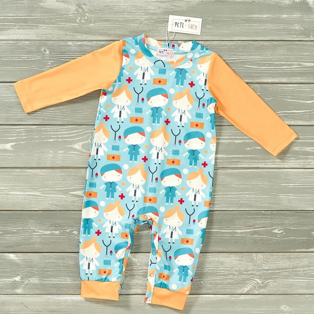 Hometown Heroes (care crew) infant romper PREORDER