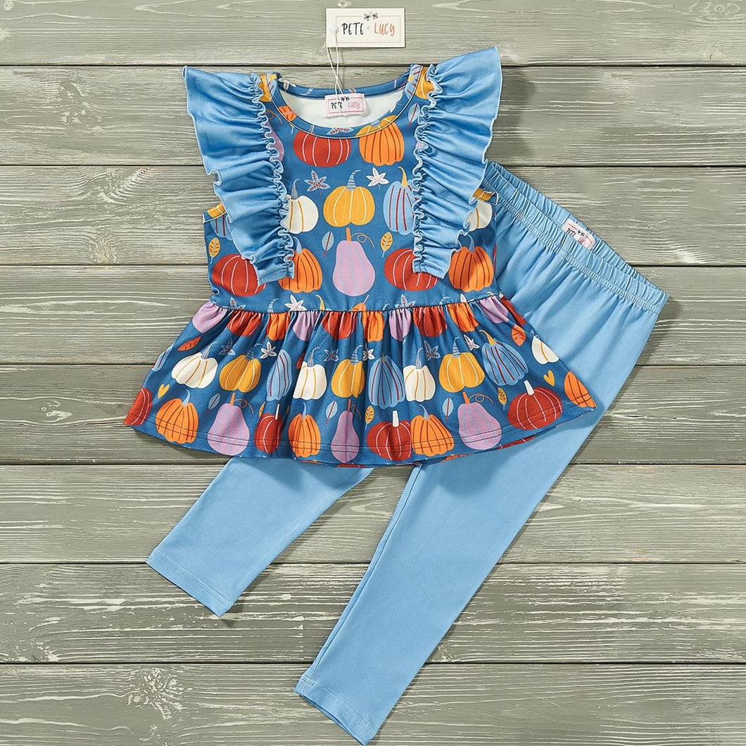 Pumpkin Spice Pals Short Sleeve Set **PREORDER