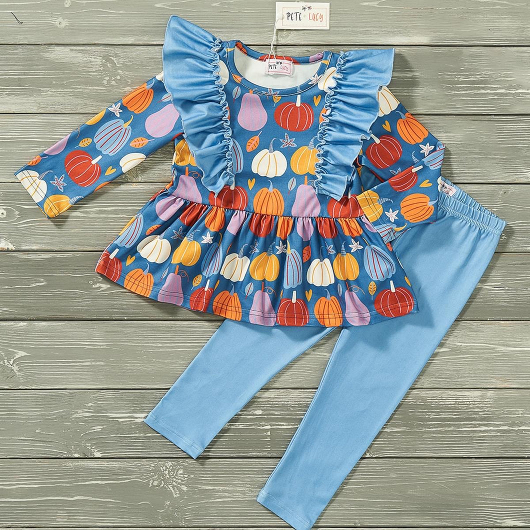 Pumpkin Spice Pals long sleeve set**PREORDER