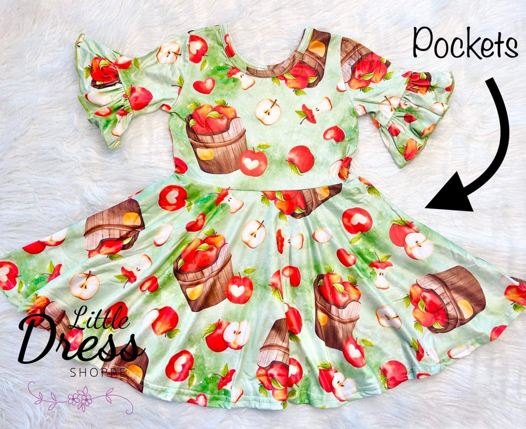 Twirly Apple Dress