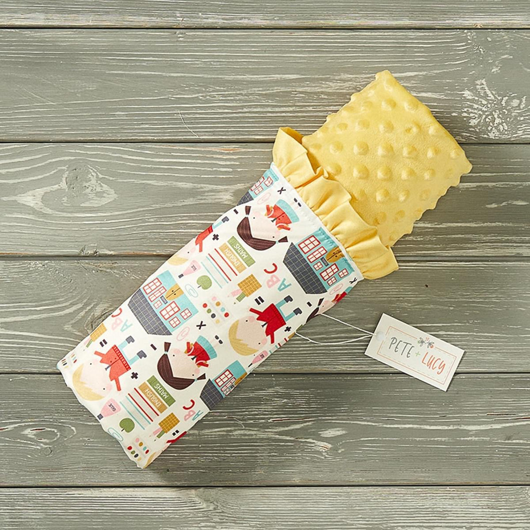 Learning is Fun-minky blanket