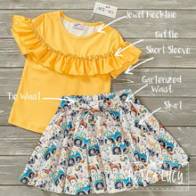 Load image into Gallery viewer, Down on the Farm Skirt Set *Pre Order
