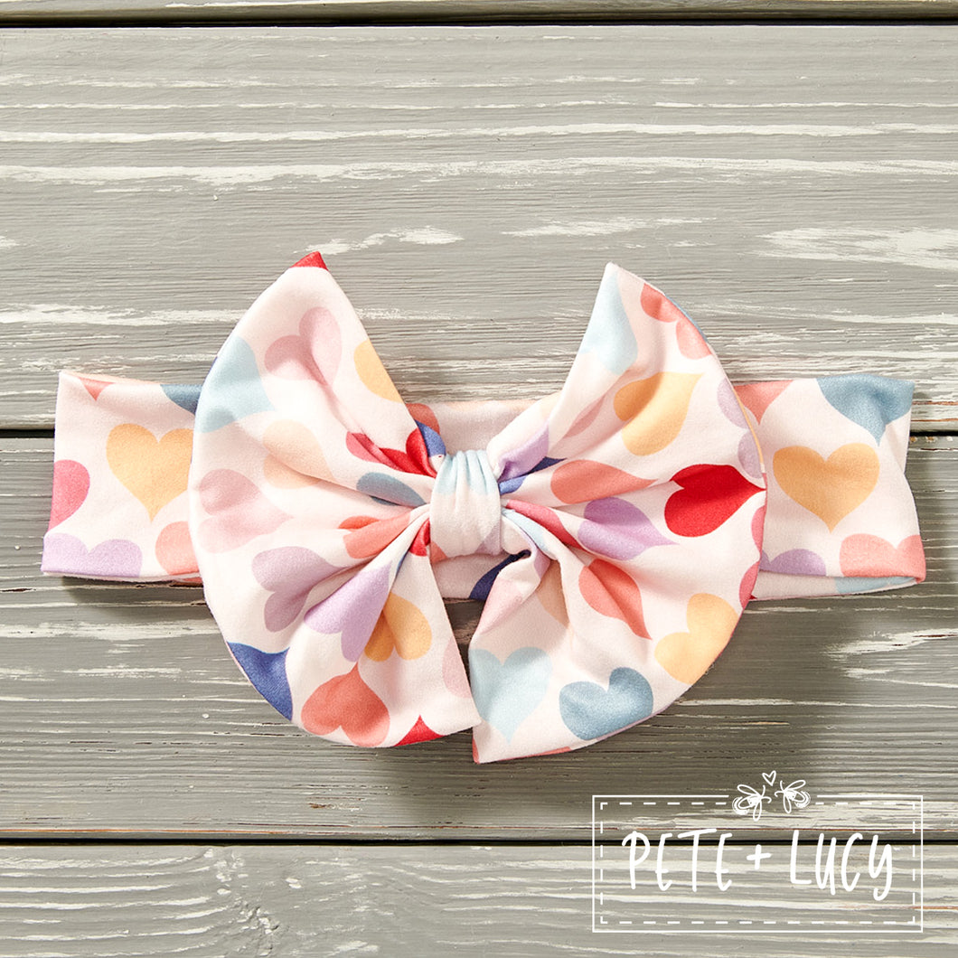Pastel Hearts Headband **PREORDER