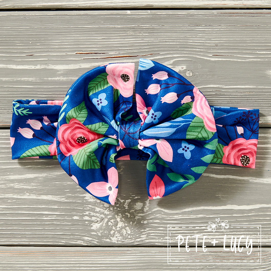 Blue Blossom Headband**PREORDER
