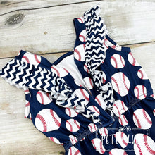 Load image into Gallery viewer, Batter Up Romper
