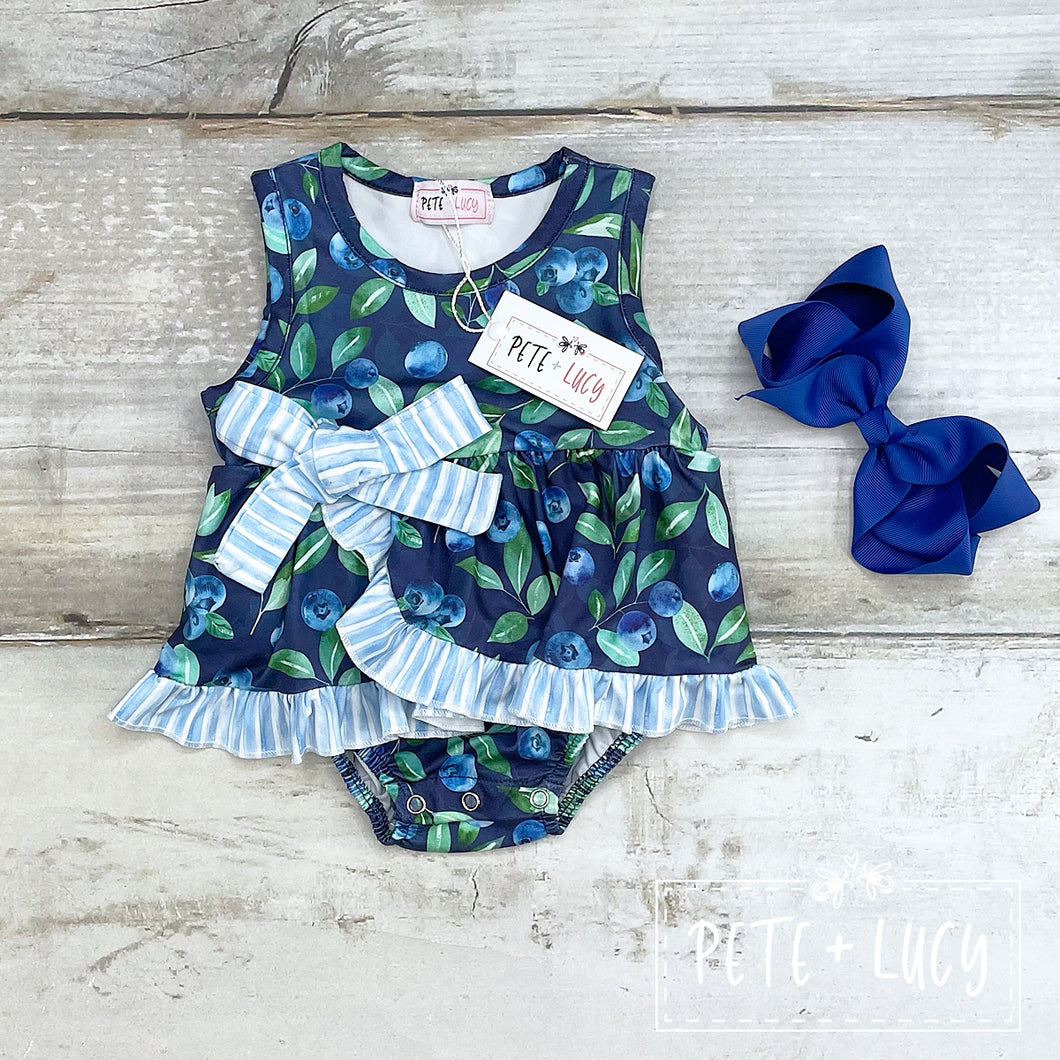 Blueberry  romper