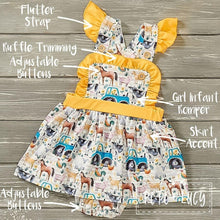 Load image into Gallery viewer, Down on the Farm Infant Romper *pre order
