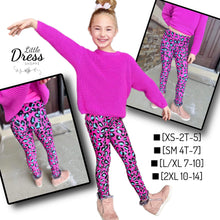 Load image into Gallery viewer, Little Dress Shoppe Pink Cheetah Leggings
