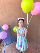 Load image into Gallery viewer, Balloon (Happy Birthday) Twirly Dress
