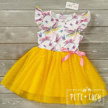 Load image into Gallery viewer, Watercolor Dragonflies Dress
