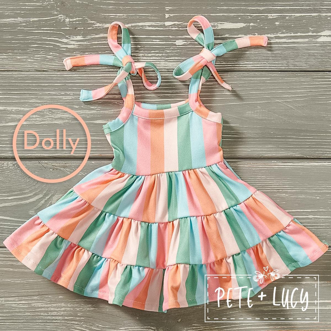 Summertime: Stripes Dolly Dress * Pre Order