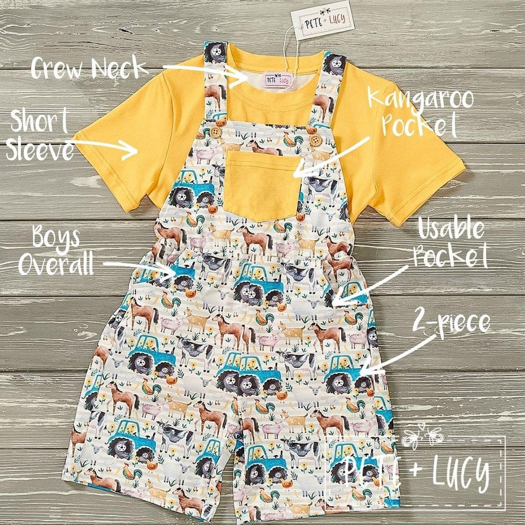 Down on the Farm Unisex Romper *Pre Order