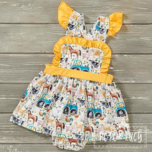 Load image into Gallery viewer, Down on the Farm Infant Romper *pre order
