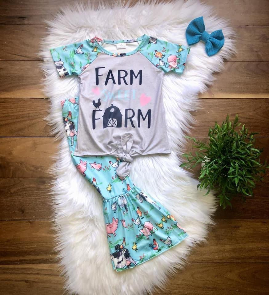 Farm Animal Bell Set