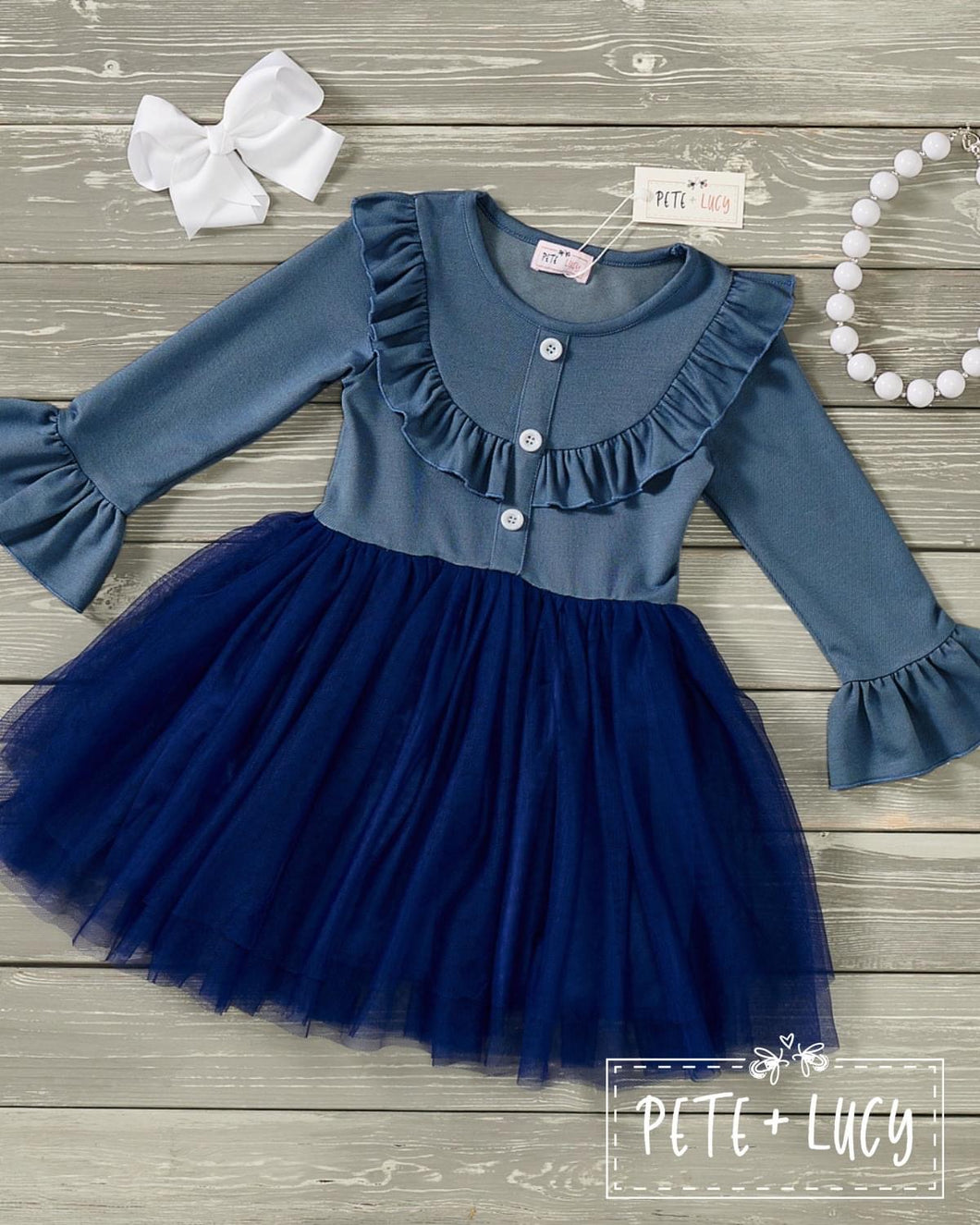Cool Blue Tulle dress ** PREORDER