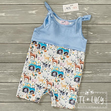 Load image into Gallery viewer, Down on the Farm Romper *pre order
