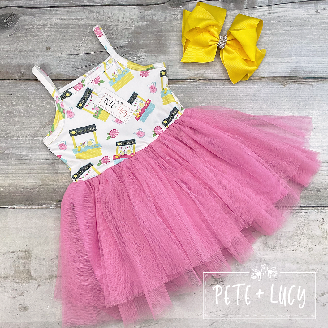 Pink lemonade Tulle dress