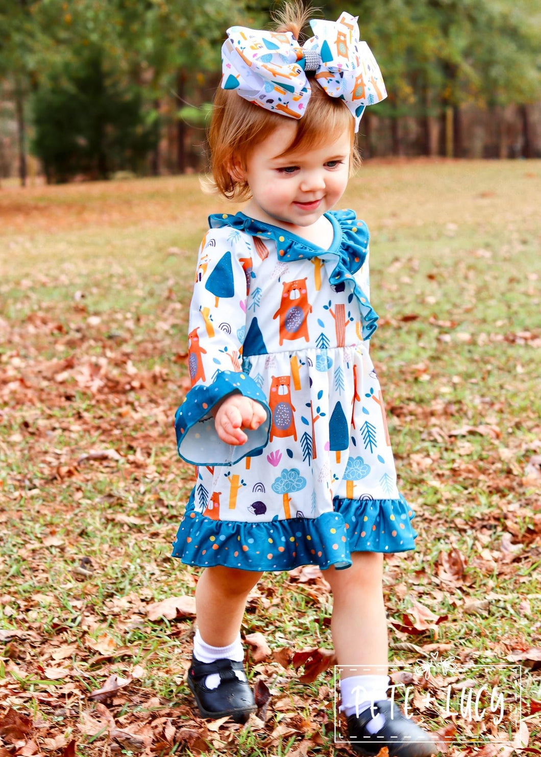 Trees and Dots Dress