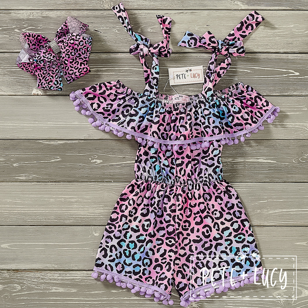 Lizzy’s Leopard Romper