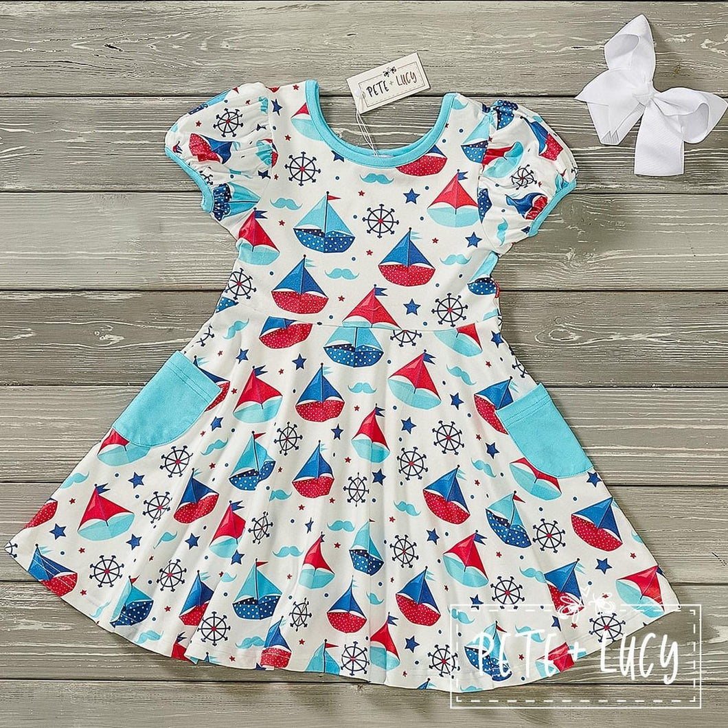 Come Sail with Me Dress **Pre Order