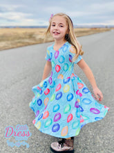 Load image into Gallery viewer, Balloon (Happy Birthday) Twirly Dress
