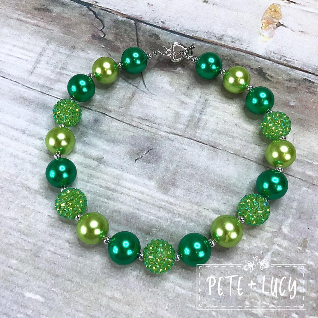 Green Bubblegum Necklace