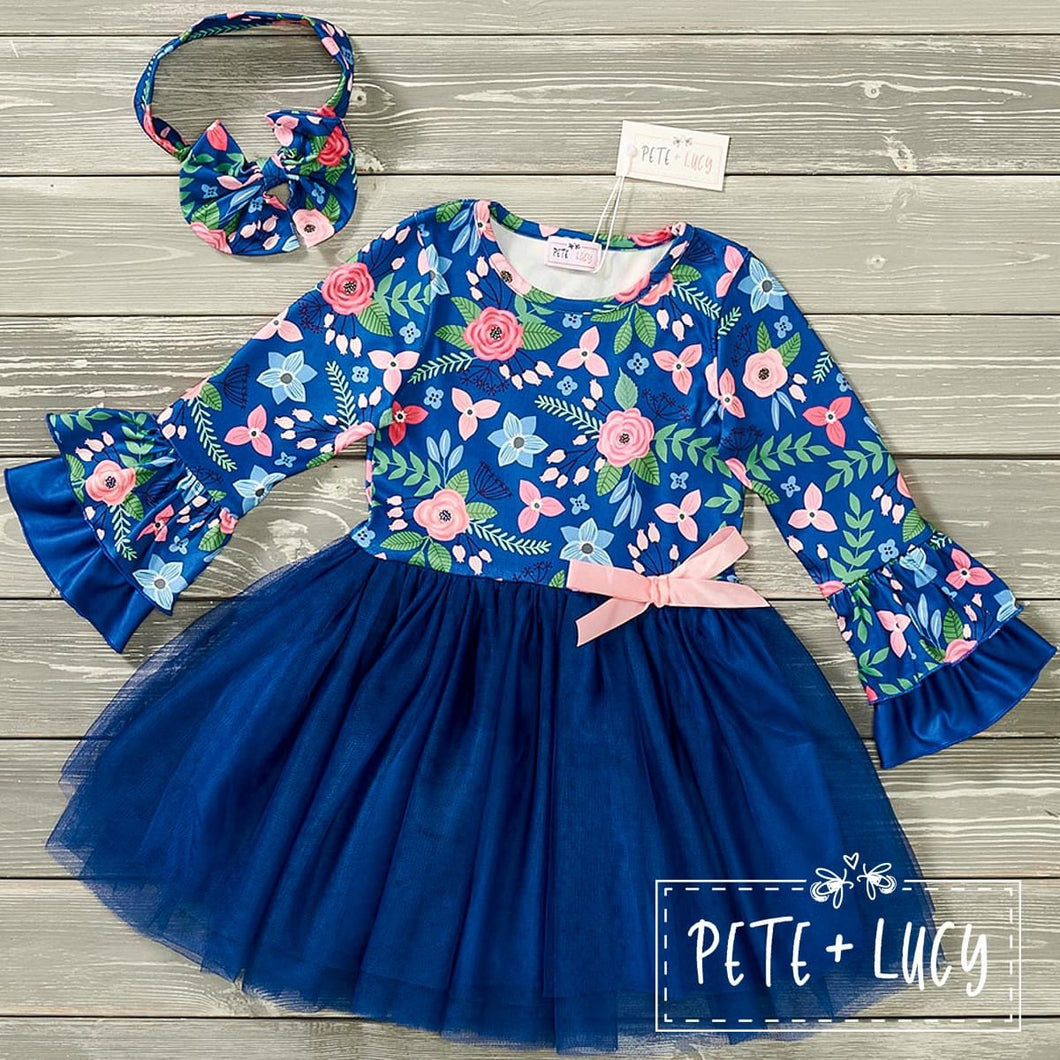 Blue Blossom Tulle Dress** PREORDER