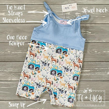 Load image into Gallery viewer, Down on the Farm Romper *pre order
