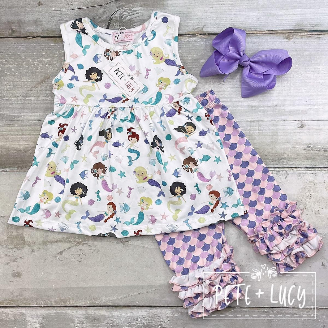 Mermaid Capri Set