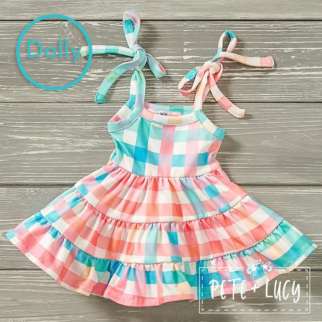 Summertime Gingham Dolly Dress *Pre Order