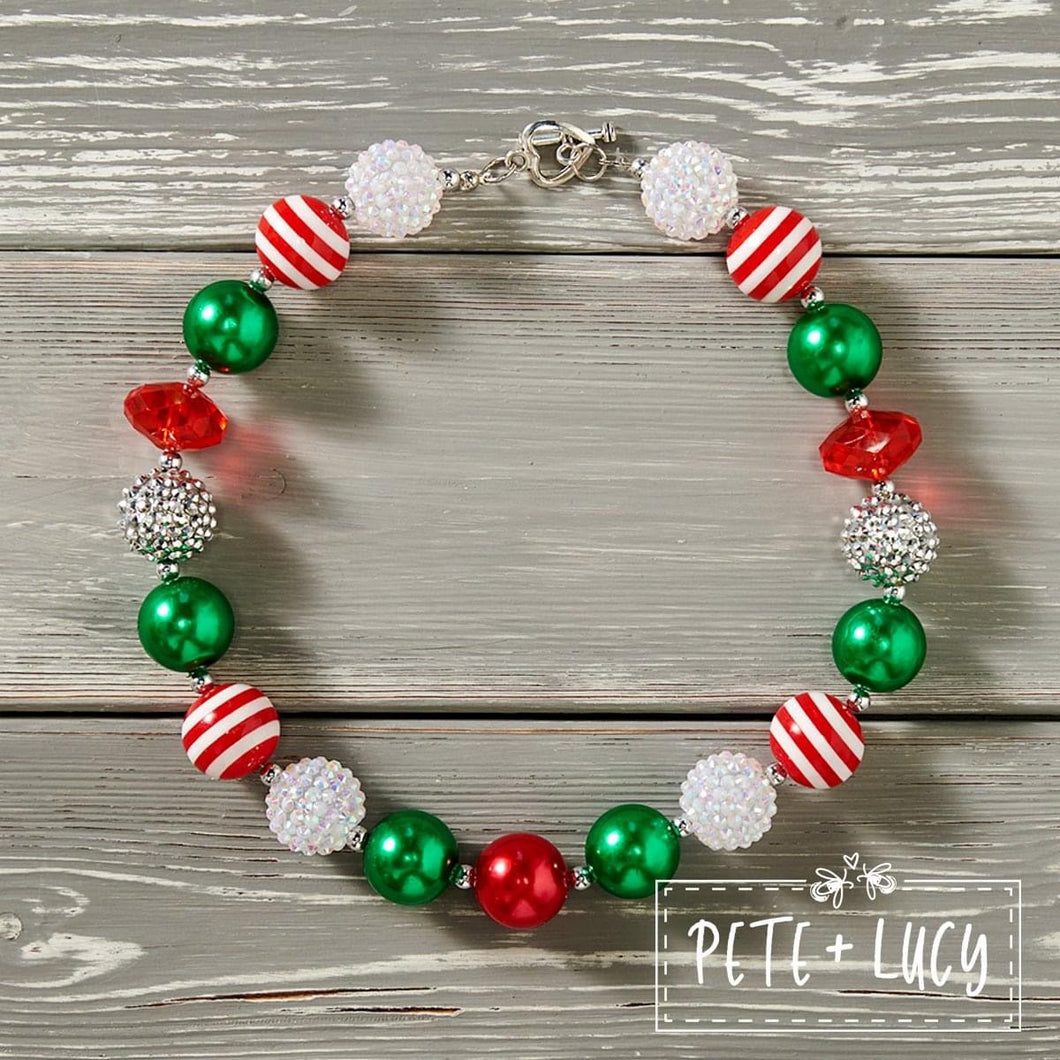 Christmas Sweets bubblegum necklace **PREORDER