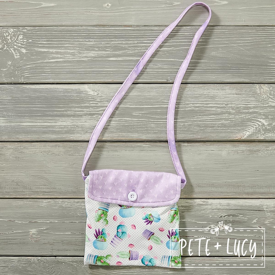 Cacti Oasis milk silk purse