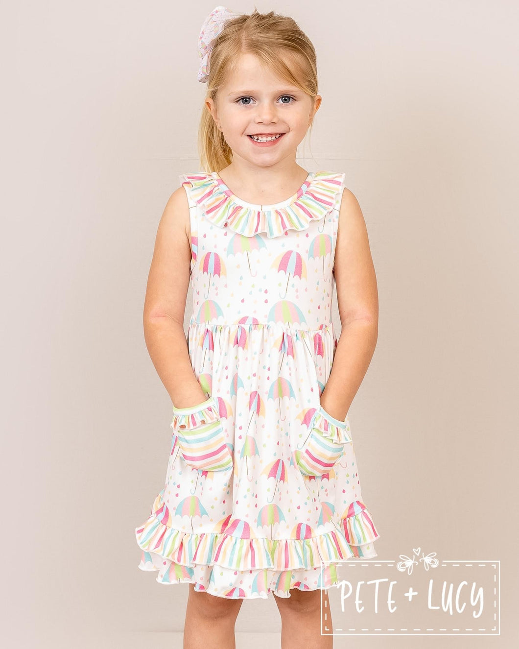 Rainbow Rain Dress