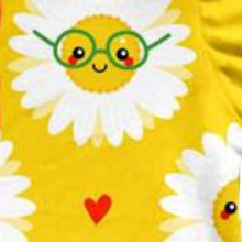 Load image into Gallery viewer, Happy Daisies in Glasses Ruffle Dress (SWS5028)-Dresses-Sparkledots-sparkledots
