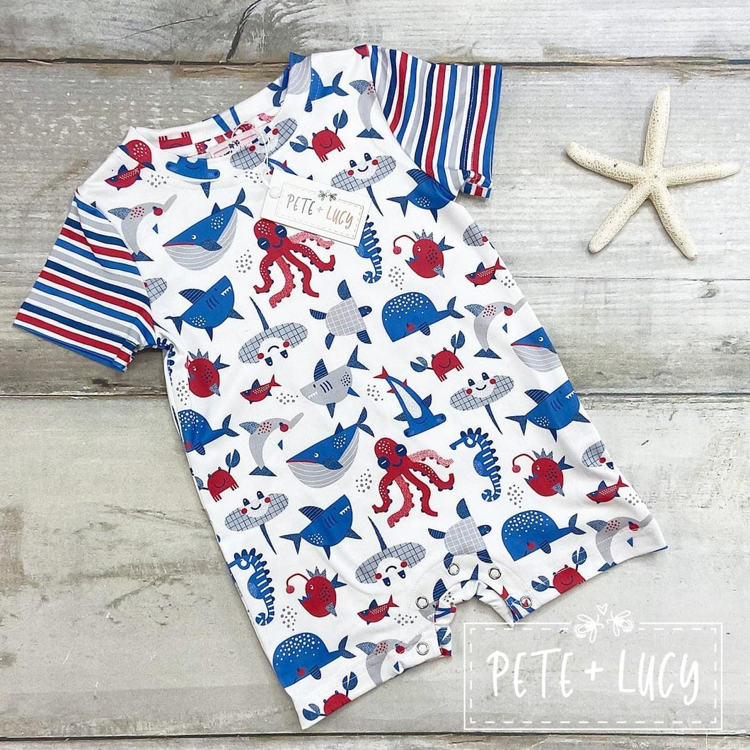 Sea Summer Friends romper **PREORDER