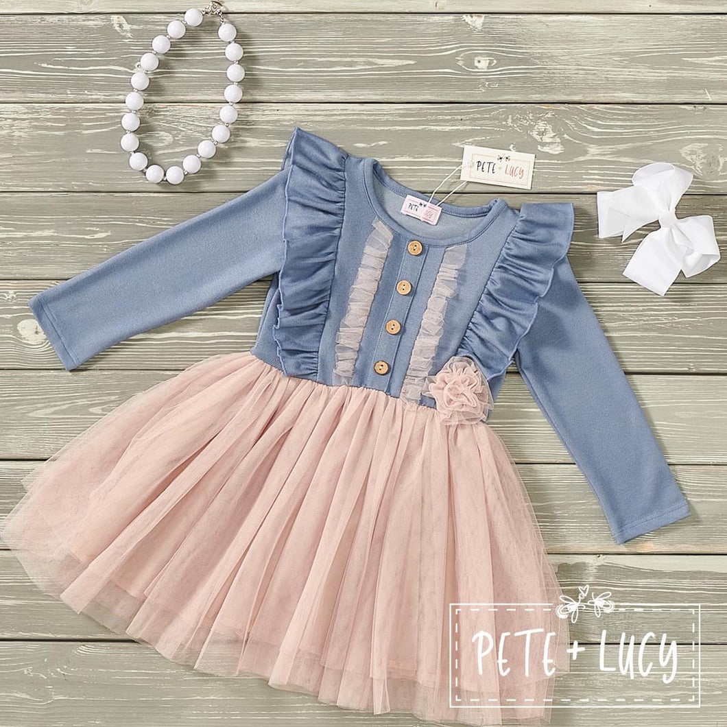 Fancy Blush Tulle Dress**PREORDER