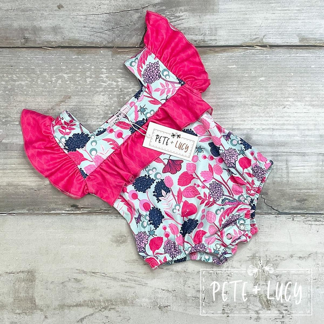 Flower Friends Infant Romper  **PREORDER