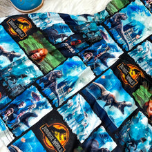 Load image into Gallery viewer, Dinosaur Movie Printed Flutter Sleeve Dress
