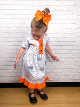 Load image into Gallery viewer, Cats in the Clouds Ruffle Dress (SWS5031)-Dresses-Sparkledots-sparkledots
