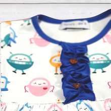 Load image into Gallery viewer, Cute Robots Ruffle Dress (SWS5032)-Dresses-Sparkledots-sparkledots
