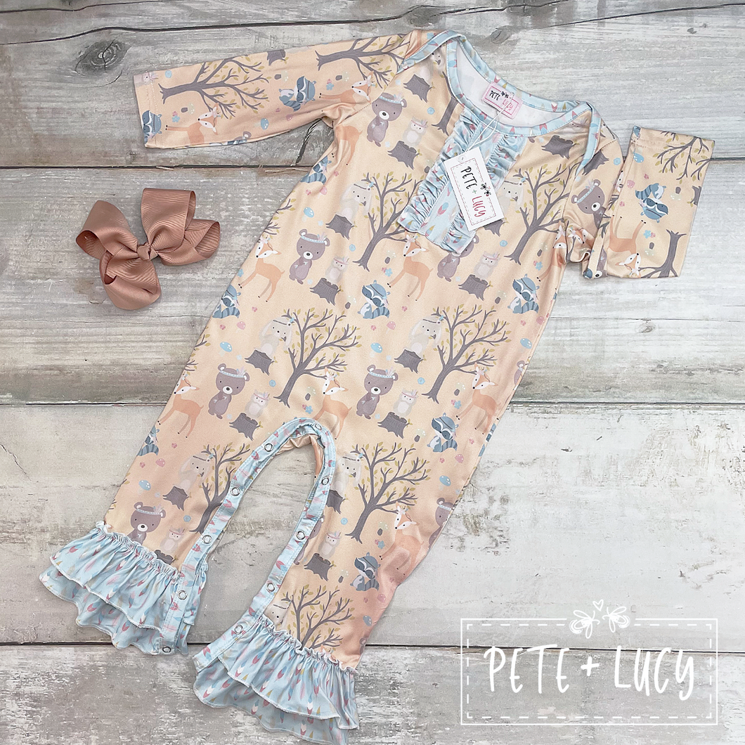 Woodland Friends Romper
